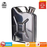 5oz Creative Oil Can Liquor Whisky Flagon Portable Stainless Steel 304 Alcohol Can Hip Flask Alkohol Beer Whiskey Bottle