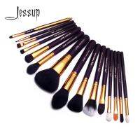 เครื่องสำอาง Jessup ชุดแปรงสีม่วง/Brochas Maquillaje-Synthetic Hair ชุดผง Coetic ลิปสติกที่ปัดแก้มรองพื้น15ชิ้น