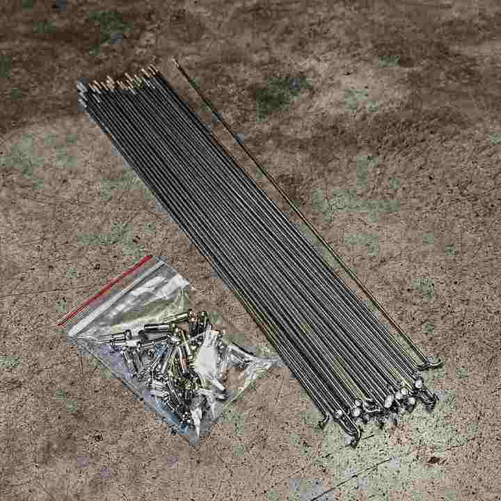 BMX Cycle Center, Bicycle Spokes w/ Nipple 282mm for Rim Size 700C