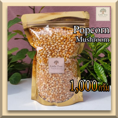 เมล็ดข้าวโพดดิบ เม็ดข้าวโพด Popcorn ป๊อปคอร์น ข้าวโพดคั่ว 1,000 กรัม(1kg.) Mushroom มัชรูม สะอาด คุณาพดี