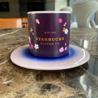 แก้วเปลี่ยนสีได้ พร้อมจานรอง Starbucks Thailand Sakura Collection SM-HUGO SAKURA