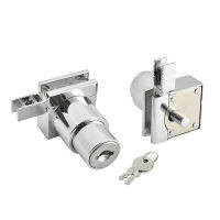 1 Set of Cabinet Locks Glass Door Locks For Display Cabinets Glass Cabinets Door Locks Window Locks Glass Chute Locks