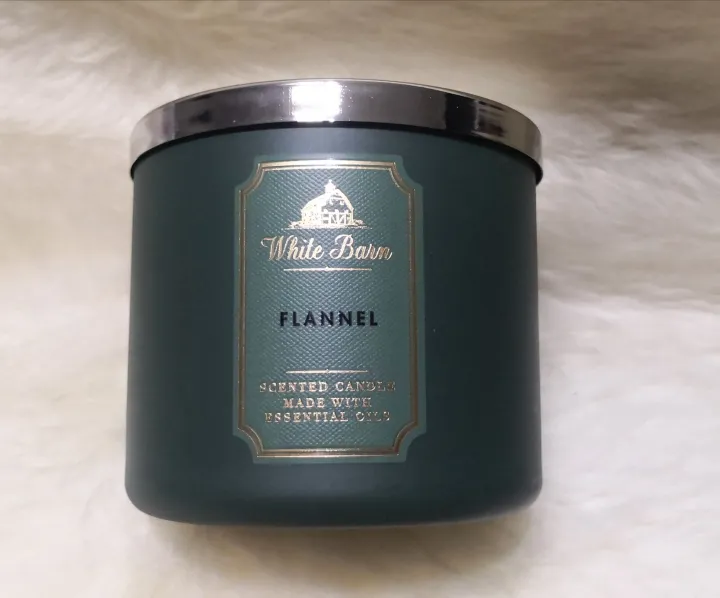 Bath and Body Works FLANNEL 3wick Candle 411g Lazada PH