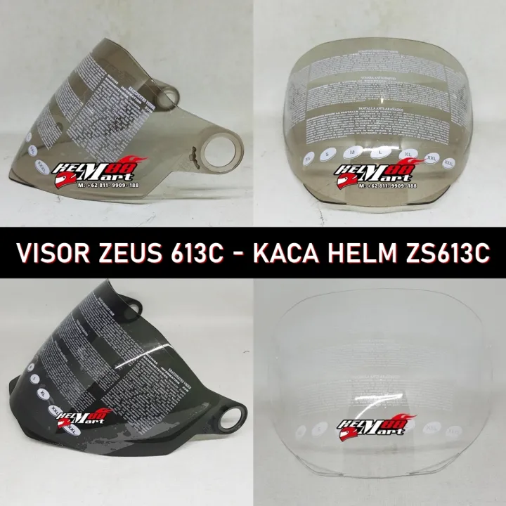 Visor Zeus C Kaca Helm Zeus Zs C Zs C Kaca Zeus Lazada Indonesia