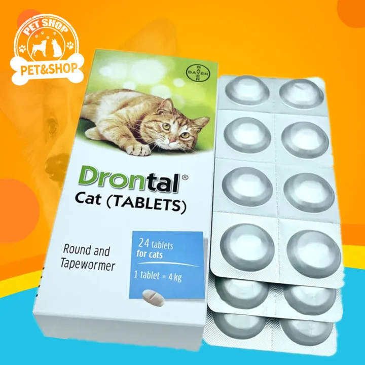Drontal Cats 1 Box of 24 Delicious Cat Deworming Tablets Lazada PH