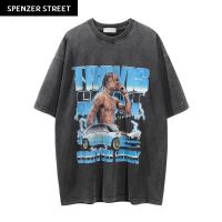 Spenzer.street | ?Travis Scott เสื้อโอเวอร์ไซส์ เสื้อผ้าสตรีท เสื้ออปป้า เกาหลี เสื้อy2k ทราวิส 2pac ฮิต 2022  มาใหม่