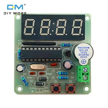 Diy Digital Clock Kit Practice Learning Board Special Exercise Tool For  Electronic Technical School Project Learning