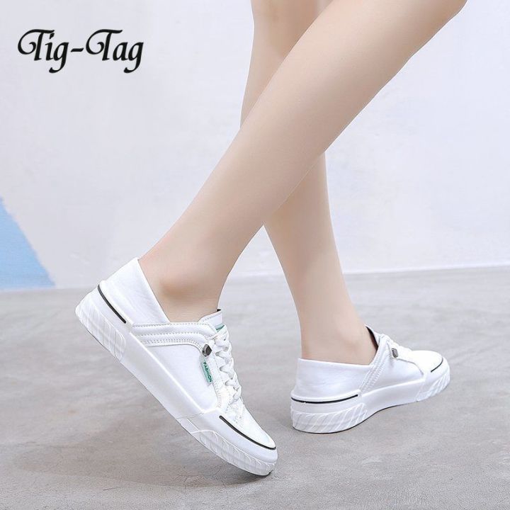 รองเท้าผู้หญิงแฟชั่นผ้าใบอินเทรนด์สีขาวนุ่มสไตล์ญี่ปุ่นรองเท้าผ้าใบสีขาวสำหรับผู้หญิง-2021-ใหม่-052002