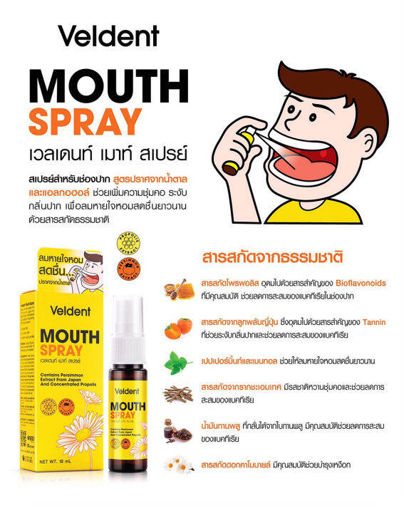 สเปรย์ระงับกลิ่นปาก-veldent-mouth-spray-เวลเดนท์-เมาท์-สเปรย์-18-ml