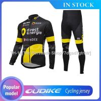 ☒♧ [In Stock] OUDIKE Cycling jersey Team Edition Long Sleeve Suit Mens Long Sleeve Cycling Jersey Pants Bike Riding Wear Bicycle Clothes