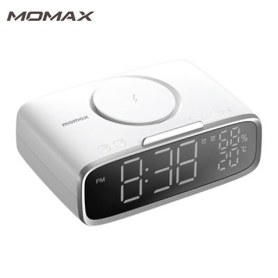 MOMAX QC5 Q ลำโพงนาฬิกาปลุกบลูทูธโคมไฟสร้างบรรยากาศไร้สายมัลติฟังก์ชั่น CLOCK5