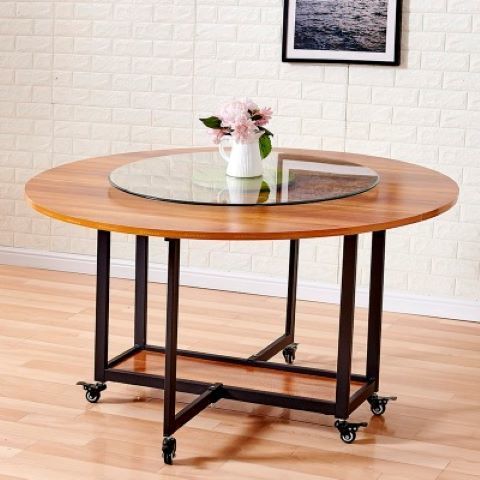 spot-parcel-post-dining-tables-and-chairs-set-household-dining-table-multi-functional-modern-convenient-ho-simple-large-round-desktop-foldable-round-table