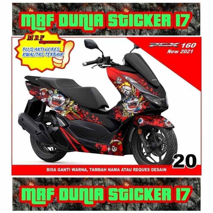 Sticker Decal Honda Pcx 160 2021 Full Body Decal Sticker Honda Pcx 160