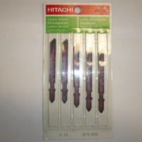 HITACHI ใบเลื่อยจิ๊กซอ #15 (879338) ตัดเหล็ก,เยื่อไม้,โลหะ,ยางสังเคราะห์ (5ใบ/แพ็ค) (121612)