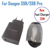 New Original DOOGEE S98 33W Fast Charger Cell Phone Quick Charger TPYE-C USB Cable Data Line For DOOGEE S98 Pro Smart Phone