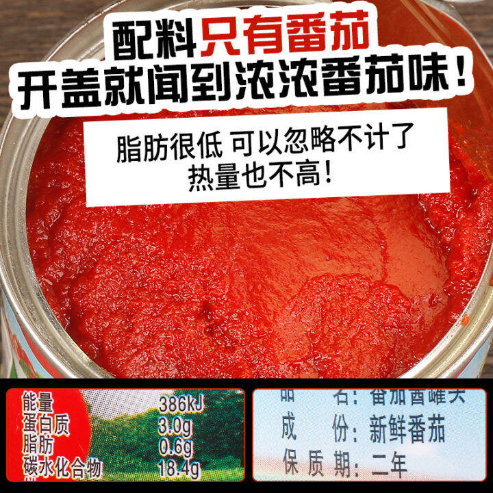 Xinjiang Hemisphere Red Lowfat Pure Tomato Paste 850g Canned Pigment
