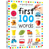 Wipe Book 100 words English original word exercise wipe clean first 100 words