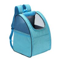 Foldable Pet Cat Dogs Backpack Carrier Ventilated Design Breathable Travel Bag for Hiking Camping Outdoor Use