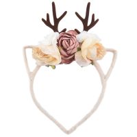 Christmas Antlers Flower Head Bands Childrens Headwear Mori Girl Hair Decoration Christmas Headwear Xmas Ornaments