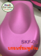 สีพ่นรถยนต์ 2K บรอนซ์ชมพู (เคลียร์ทับด้วยแลคเกอร์ด้าน)