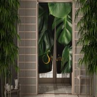 Fashion 2023 Leave the gate of the large plants, the door of the Japanese garden curtain, the door of the living room curtain, the door of the curtain north of the party