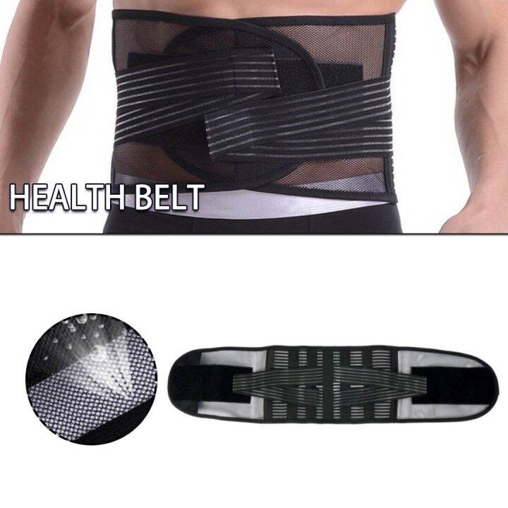 1pc-double-pull-back-lumbar-support-belt-waist-universal-orthopedic-corset-spine-decompression-trainer-brace