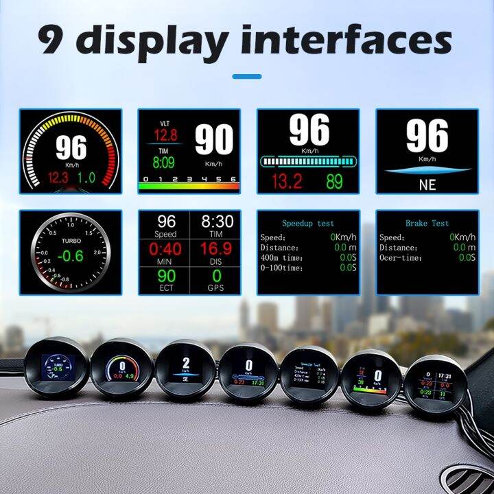 wiiyii-p11-obd2-gps-auto-hud-display-car-speedometer-turbo-boost-temp-eletronicos-gauge-code-reader-car-projetor