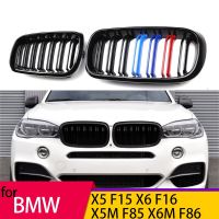 กระจังหน้าป้องกันหม้อน้ำไตเหมาะสำหรับ BMW X5 F15 X6 F16 X5M F85 X6M F86อุปกรณ์ของเล่นโมเดลรถยนต์