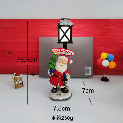 ตุ๊กตาหิมะวันคริสต์มาสทำจากเรซิน Kado Kecil โคมไฟกลางคืนขนาดเล็กงานฝีมือของขวัญคริสต์มาสสำหรับตกแต่ง