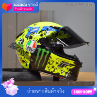 หมวกกันน็อคสไตล์สปอร์ต AGV pista GPR รุ่นใหม่ล่าสุดงานเทียบแท้ top สุด หมวกกันน็อคเต็มใบสีเหลือง สีเขียวมะนาว ที่ รีวิวในติ๊กต๊อกหมวกกันน็อค