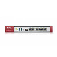 Zyxel USG FLEX 100 Firewall throughput 900 Mbps 4 x LAN/DMZ, 1 x WAN, 1 x SFP เชื่อมต่อผ่าน VPN ได้พร้อมกันสูงสุด 40 use