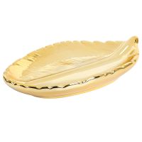 Decorative Ceramic Plate Dish Porcelain Candy Trinket Dish Jewelry Fruit Serving Tray Storage Plate Crockery Tableware