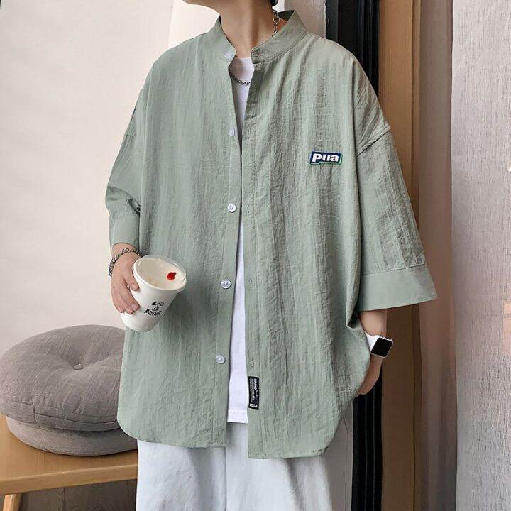 2023-wwwkk-เสื้อมีกระดุม-mode-korea-ฮาราจูกุชายสำหรับผู้ชายเสื้อผ้าแนวสตรีทฮิปฮอปเสื้อทรงหลวมสไตล์วินเทจ2xl-สั่งตัดตามขนาดได้