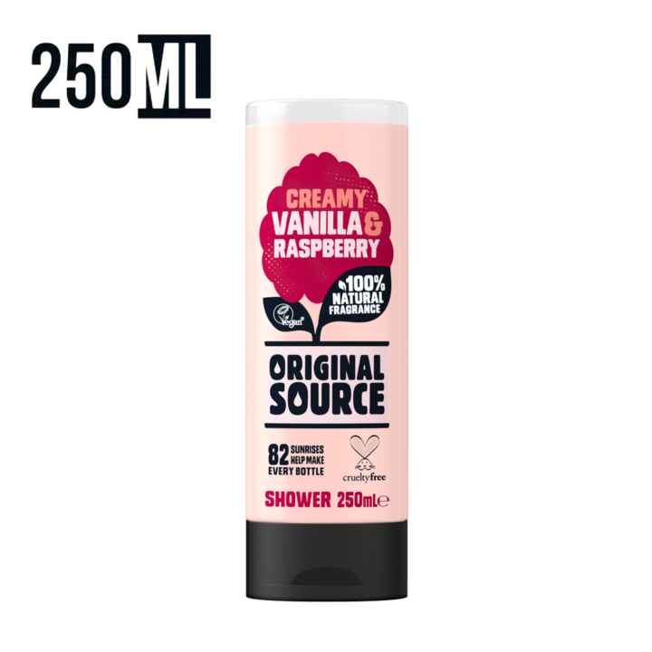 🇬🇧 Original Source Shower Gel, Vanilla & Rashberry, 250ml Lazada