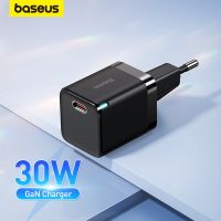 Baseus 30W GaN Charger PD Fast USB Type C Charger USB C PD3.0 QC3.0 PPS Quick Charging For iPhone 14 13 12 11 Pro Max Wall Chargers