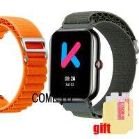 Band For KUMI KU6 KU3S GT6 Strap Nylon Soft Bracelet Bands Screen Protector film FOR Women Men Belt Replacement Parts