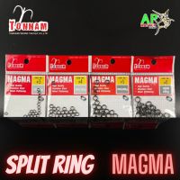 ห่วงสปริทริง Split Ring MAGMA เบอร์ 3,4,5,6 ต้นน้ำ แพ๊คละ 20ตัว แข็งแรงทนทาน ใช้งานดีเยี่ยม TONNAM สำหรับจิ๊กกิ้ง