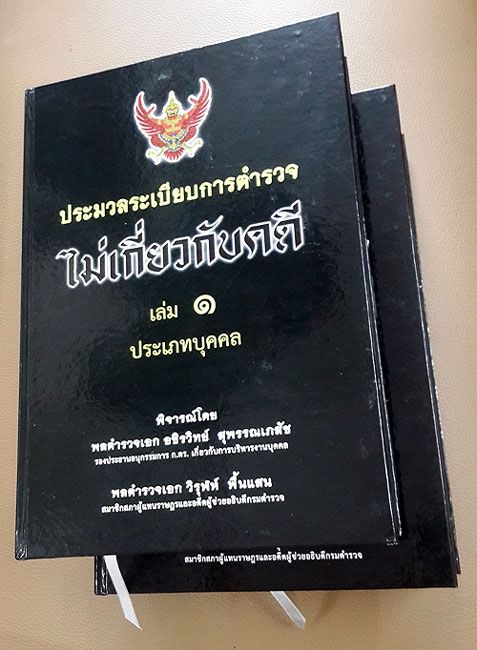 ประมวลระเบียบการตำรวจไม่เกี่ยวกับคดี-ใหม่-เล่ม-1