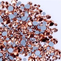 【CW】 gold All Sizes Hotfix RhinestonesGlass Strass Rhinestones  amp; Fabric Decoretions