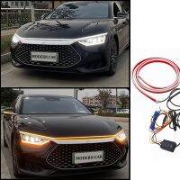 【CW】 Strip Car Headlight Strips Scan Hood 12V