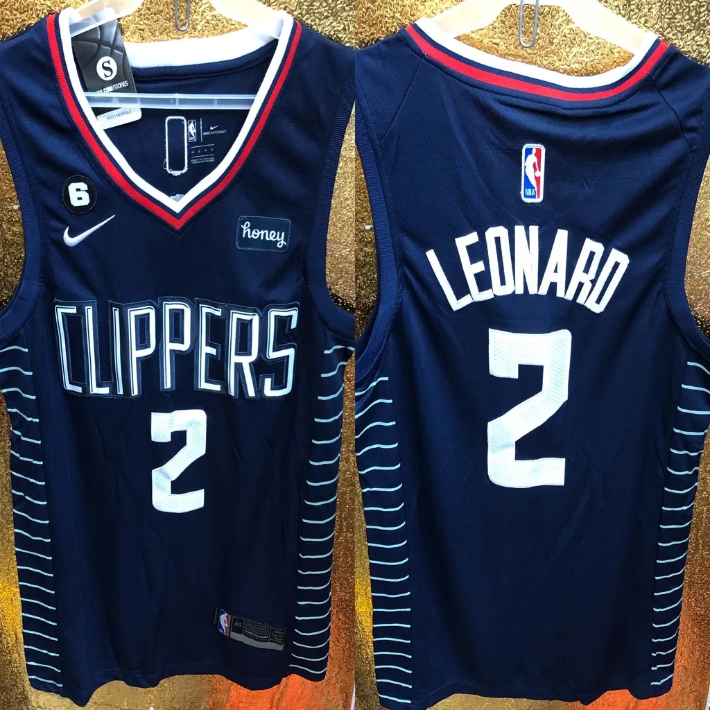 Nike Youth Los Angeles Clippers Kawhi Leonard #2 Royal