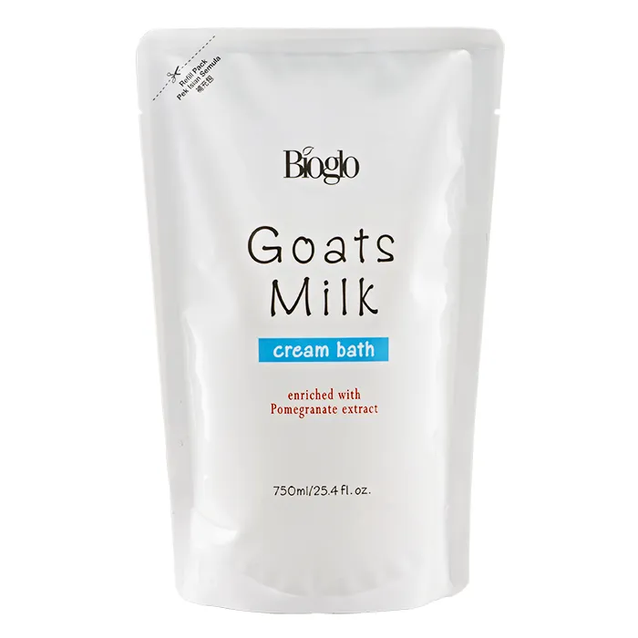 Goats Milk Pomegranate Extract SoapFree Cream Bath 1000ml Bioglo