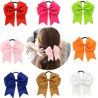 【YF】❍  Grosgrain Bow Ponytail Holder Elastic Hair Bands Rubber Rope Hairbands Headdress Scrunchies Accessories