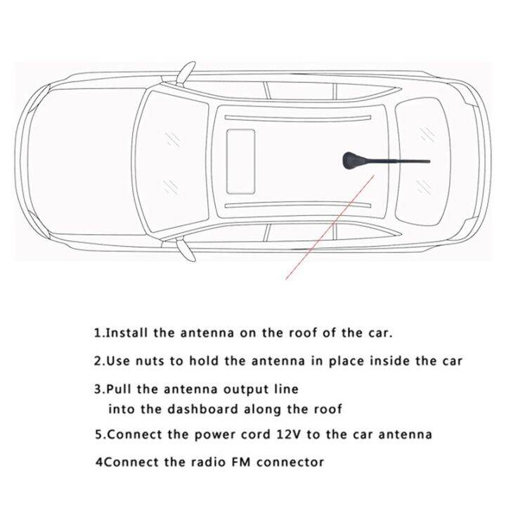 antenna-car-car-antenna-dab-gps-fm-antenna-active-amplified-roof-mount-waterproof-dustproof-universal-auto-accessories