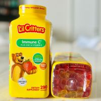 Lil Critters, Immune C Plus Zinc &amp; Vitamin D, 290  Gummy วิตามิน C ช่วยเสริมภูมิคุ้มกันหวัด