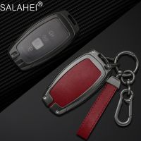 Zinc Alloy Car Key Case Cover Holder Shell Protector Fob For Lincoln Continental MKC MKZ Navigator 2017 2018 2019 2022 Accessory