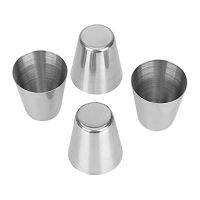 75 Pcs Stainless Steel Shot Glasses Drinking Vessel,30Ml(1Oz) Camping Travel Coffee Tea Cup,for Whiskey Tequila Liquor