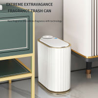 7L Smart Sensor Trash Can With aromatpy Trash Bin Home Electronic kitche Rubbish Bin Toilet Waterproof Narrow Storage Bucket