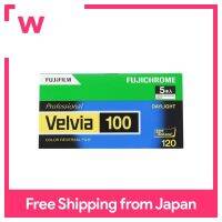 FUJIFILM Reversal Film Fujichrome Velvia 100บราวนี่สิบสองห้า120 VELVIA100 EP NP12EX5