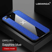 LEEWINDA สำหรับ OPPO R11เคสโทรศัพท์สำหรับ OPPO R11 Plus เคสสามต่อสู้ลายเกราะขอบนุ่มกันกระแทกฝาหลัง